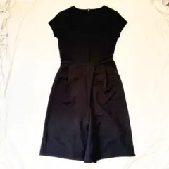 O0's vintage オールインワン ブラック 半袖 ワイドパンツ Mのサムネイル