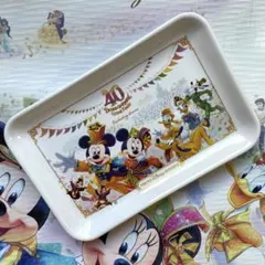 ディズニー　40周年　ドリームゴーラウンド　グランドフィナーレ　プレート　陶器