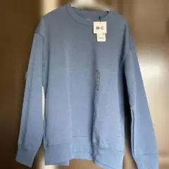 新品タグ付き　UNIQLO Cオーバーサイズスウェットシャツ　ライトブルー XL