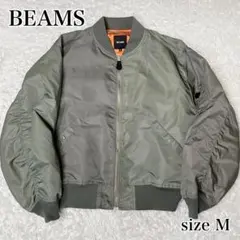 BEAMS MA-1フライトジャケット サイズM クレイジーパターン