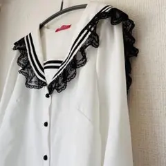 MA*RS セーラーカラー 長袖 ブラウス ホワイト