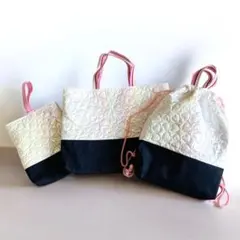 【オーロラハート×デニム】入園入学 3点セット