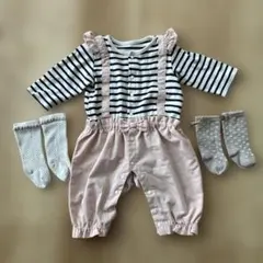女児　ロンパース　70靴下セット　女の子