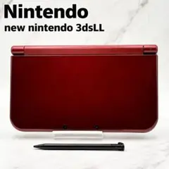 Newニンテンドー3DS LL メタリックレッド 動作品 任天堂