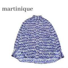 美品✨️martinique 幾何学 カラープリント シャツ ブラウス