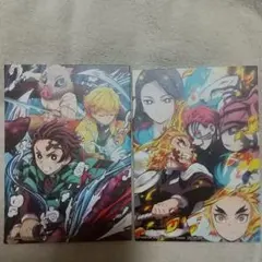 劇場版鬼滅の刃無限列車編 入場特典A6イラストカード2枚セット