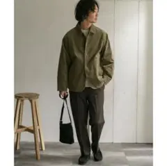 コーデュロイショートコート　アーバンリサーチ ドアーズ　オリーブ　38サイズ