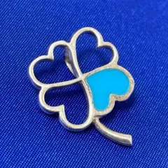 【匿名配送】四つ葉クローバー　シルバーペンダントトップ　 ９２５刻印あり