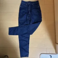 ダークブルー スキニーデニム ハイウエスト