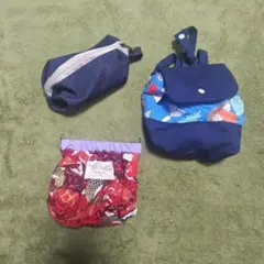 ポーチ 3点セット 小型 ジッパー付き　小物入れ　ハンドメイド