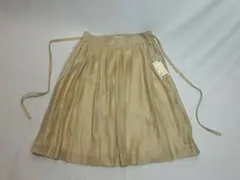新品・未使用【UNIQLO WOMEN 】プリーツスカート ベージュ 春夏のサムネイル