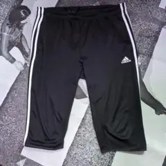 【美品】アディダス TIRO 21 トレーニング 3/4パンツ クロップド 黒