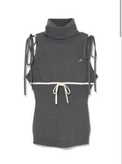 andmary Adele ribbon tank BLACK - メルカリ