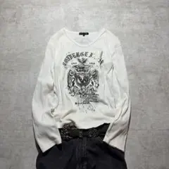 Y2K Waffle Thermal L/S Grunge archive - メルカリ