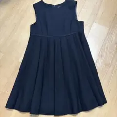 hiromichi nakano 黒 ワンピース 130 フレア　無地　シンプル