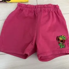 HYSTERIC MINI 恐竜しっぽ付きハーフパンツ ピンク 80のサムネイル