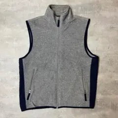90s OLDGAP フリース×ナイロン ツートーンベスト デカタグ Mサイズ