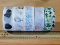 マスキングテープ 5個セット デザイン多様