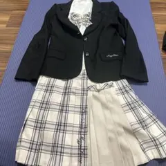 美品 メゾピアノジュニア 入学式 卒園式 スーツ セット 160 スカート