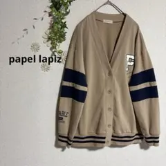2697papel lapizパペルラピス スウェット カーディガン
