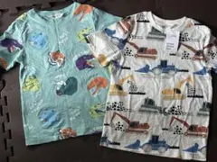 H&M アニマル車両Tシャツ2枚セット☆のサムネイル