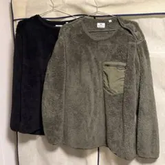 2着セット★ユニクロ × エンジニアドガーメンツ フリースプルオーバー XL