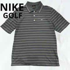 ナイキゴルフ 半袖ポロシャツ ボーダー メンズ S ゴルフウェア　スポーツウェア