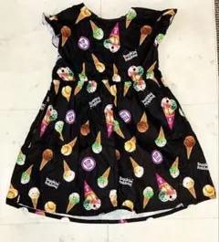 アプレレクール♥サーティワンコラボ ノースリーブワンピース ブラック♥110cm