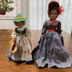 【レア】ヴィンテージ・ドール・民族衣装・スリーピングアイドール