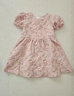 花柄ワンピース ピンク 110cm