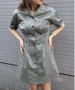 ウエストタック ロングワンピース