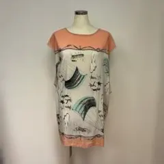STUDIO PICONE ROMA ピンク　プリント　トップスのサムネイル