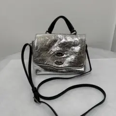 Plage ザネラート ポスティーナ バッグ シルバーのサムネイル