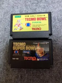 レトロファミコンソフト！テクモボウル+テクモスーパーボウル　2本セット！