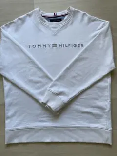 TOMMY HILFIGER ホワイト スウェット Lサイズ