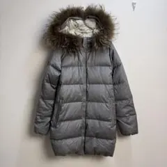 906 DUVETICA KAPPA-WOOL 上質ファー付グレーダウンコートのサムネイル