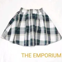 THE EMPORIUM★ チェック柄スカート　グリーンのサムネイル
