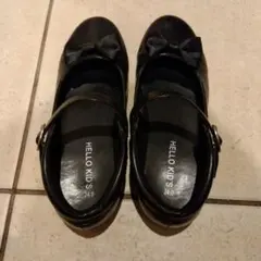 HELLO KID'S ブラックフォーマルシューズ 24.0