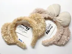 【新品・未使用】ディズニー/ダッフィー・シェリーメイ カチューシャ 2点セット