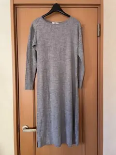 ボートネックワンピース ユニクロ メリノブレンド