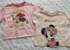 ディズニー　ミニーマウス Tシャツ 2枚セット 110cm