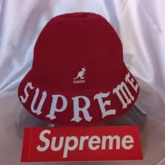 KANGOL SUPREME バケットハット【M】希少な赤！！