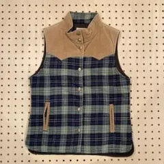 ジーンナッソーズ　チェック柄ベストのサムネイル