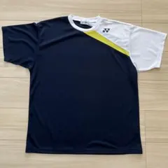 YONEX バドミントンウェア Lサイズ ネイビー/ホワイト