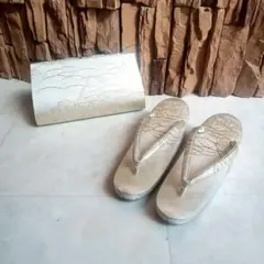 おき宗 草履ハンドバッグセット