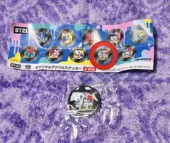 新品・くら寿司BT21オリジナルアクリルステッカーBTS LINEFRIENDS