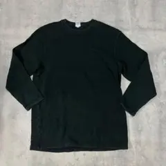 00s y2k old navy サーマル ロンT 黒