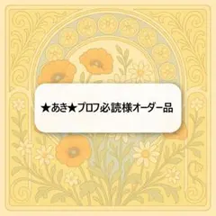 ★あき★プロフ必読様オーダー品　キーホルダー