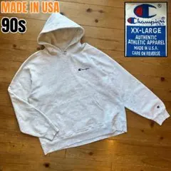 希少 雰囲気系 90s USA製 チャンピオン 前V スウェットパーカー