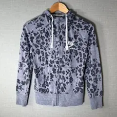 【NIKE】レオパード柄 フルジップパーカー